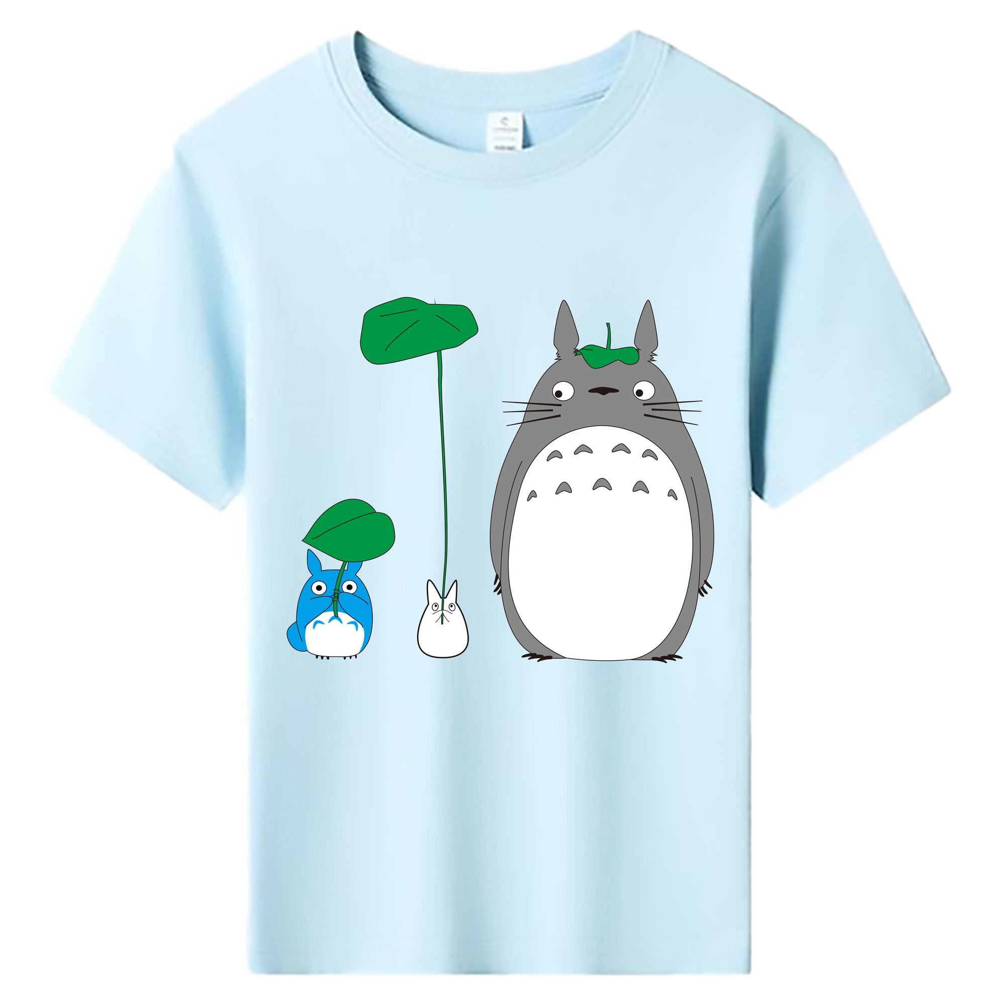 （画像用） となりのトトロ 草壁メイ 草壁サツキ My Neighbor Totoro Satsuki Kusakabe Mei Kusakabe 綿100％キッズTシャツ（フロントプリント）